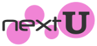 next‑u Logo 07 pink